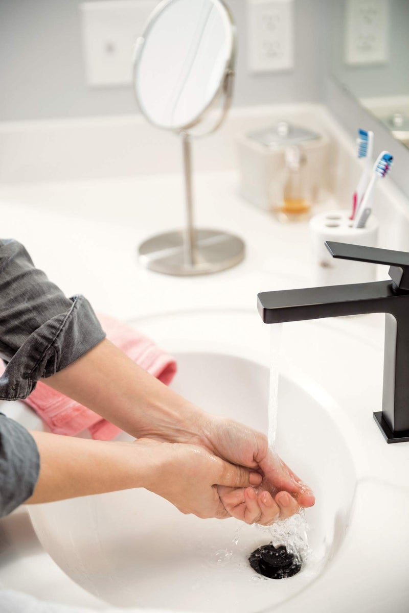 Peerless Faucet P1519LF-BL-HA Handle High-Arc Lavatory Faucet Single Hole, Matte Black - Image 3